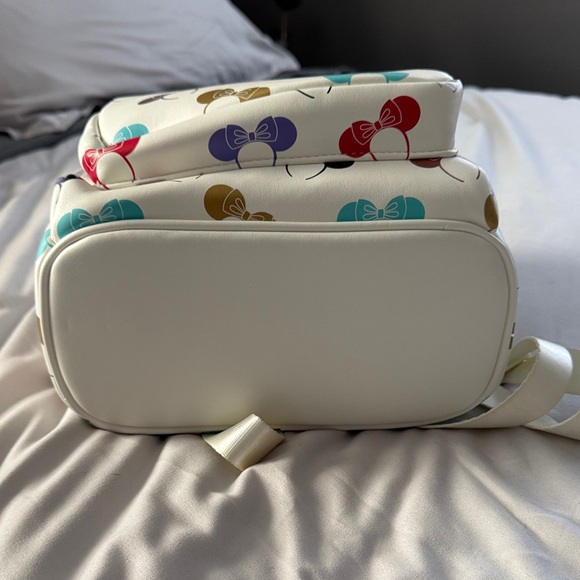 Loungefly Multicolor Bow Print Backpack - Picture 6 of 6